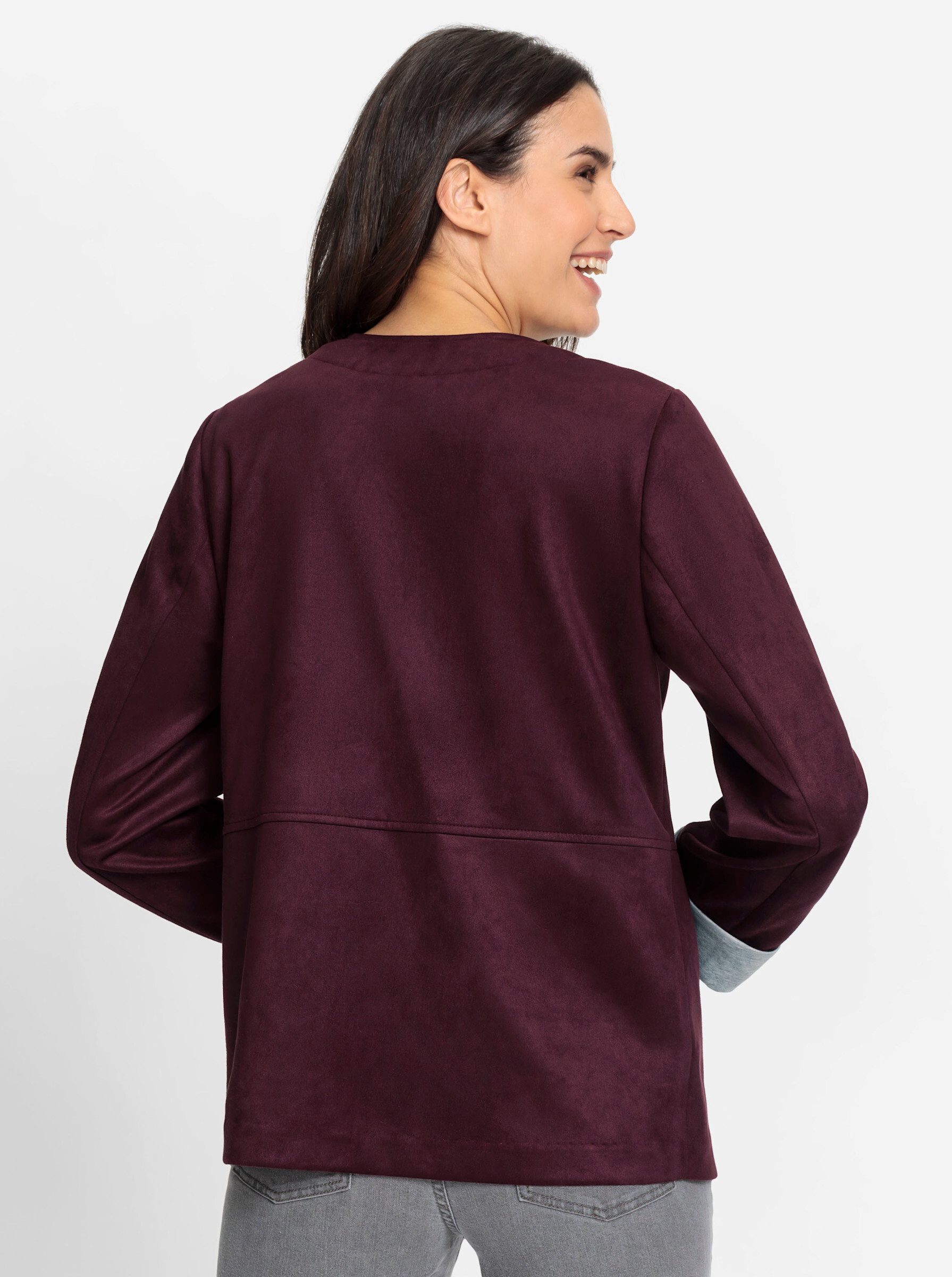Witt Blusenblazer Lederimitat-Blazer günstig online kaufen