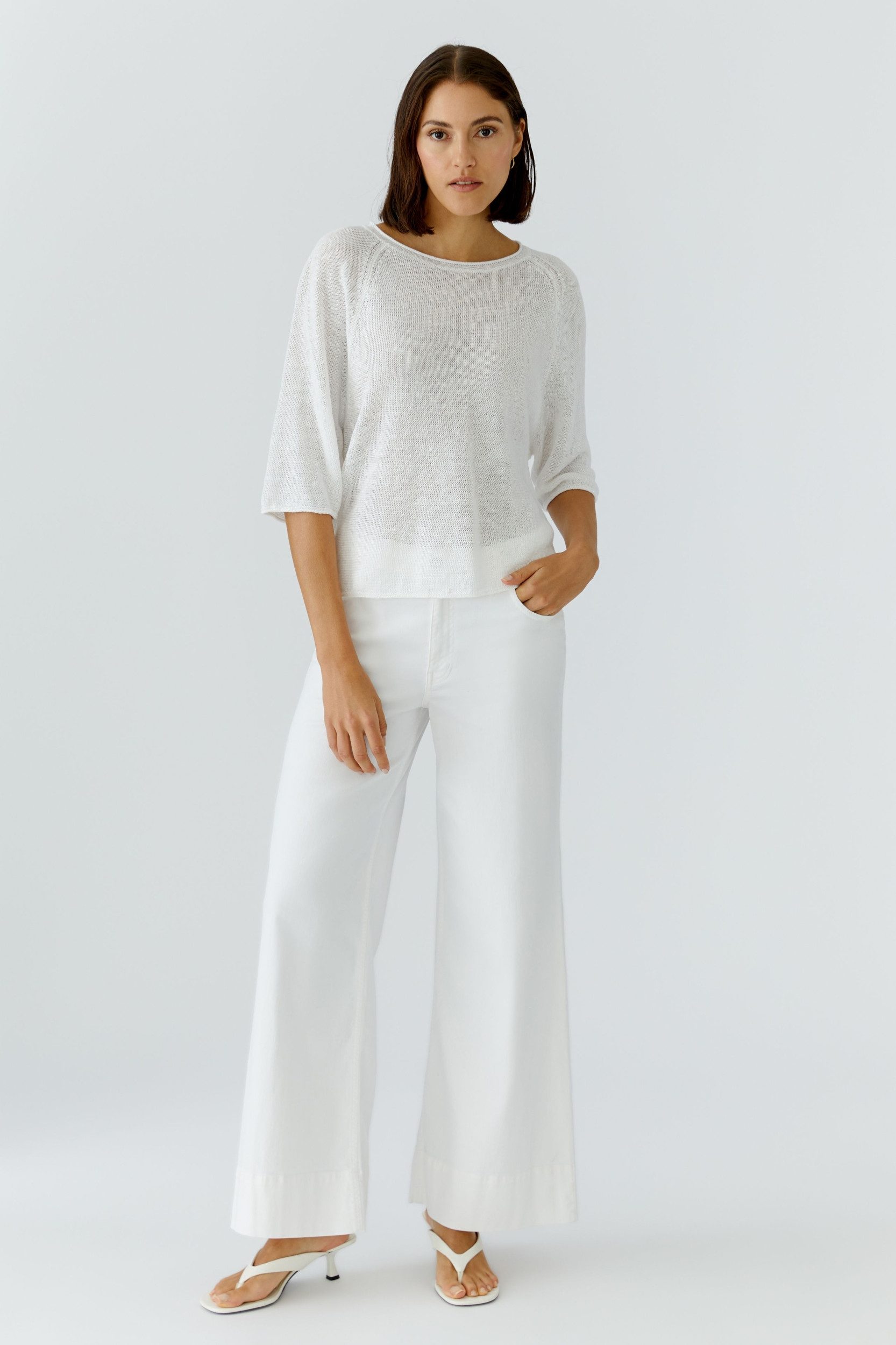 Oui 5-Pocket-Jeans Jeans optic white