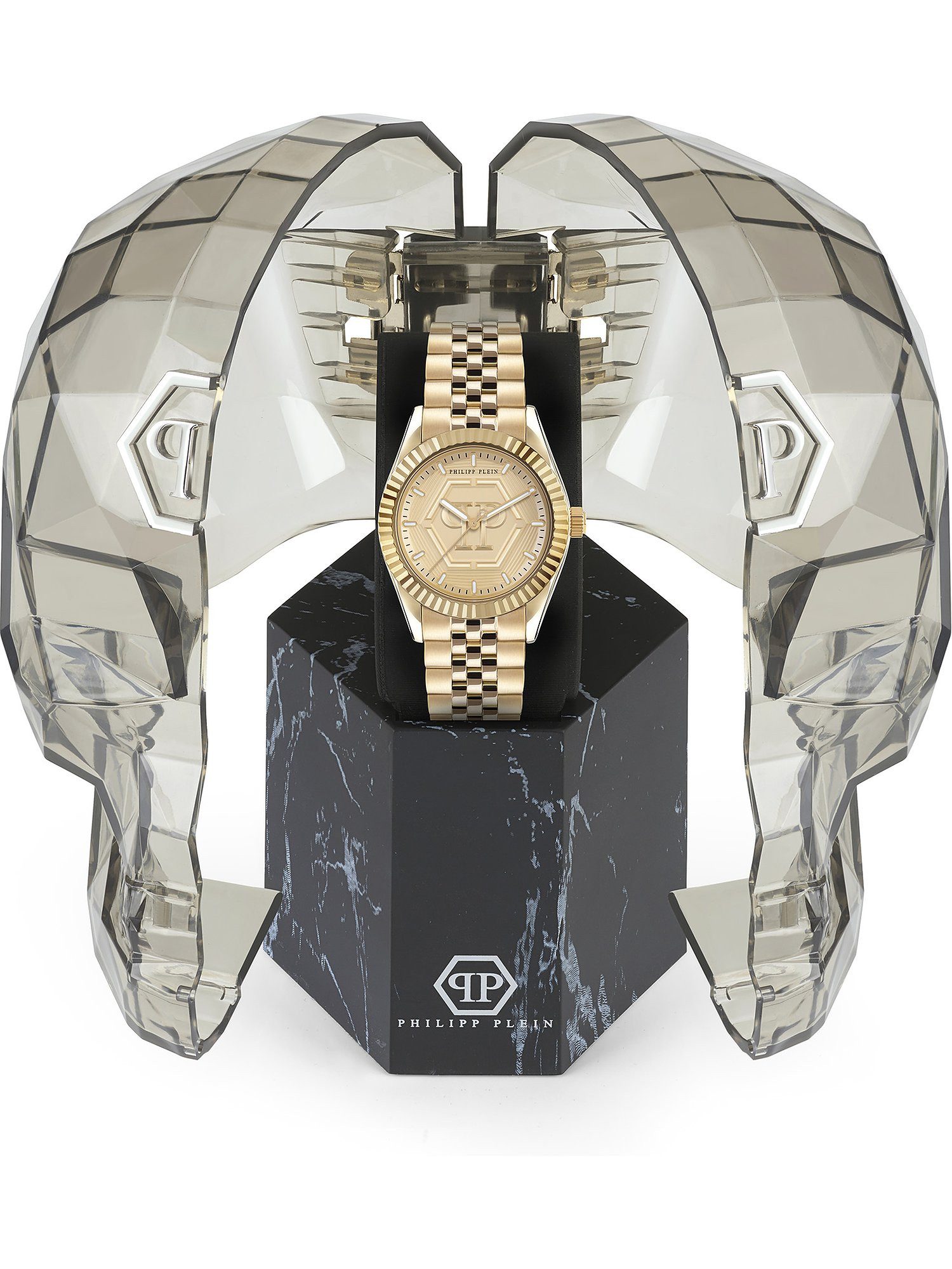 PHILIPP PLEIN Digitaluhr Philipp Plein Damen-Uhren Analog Quarz