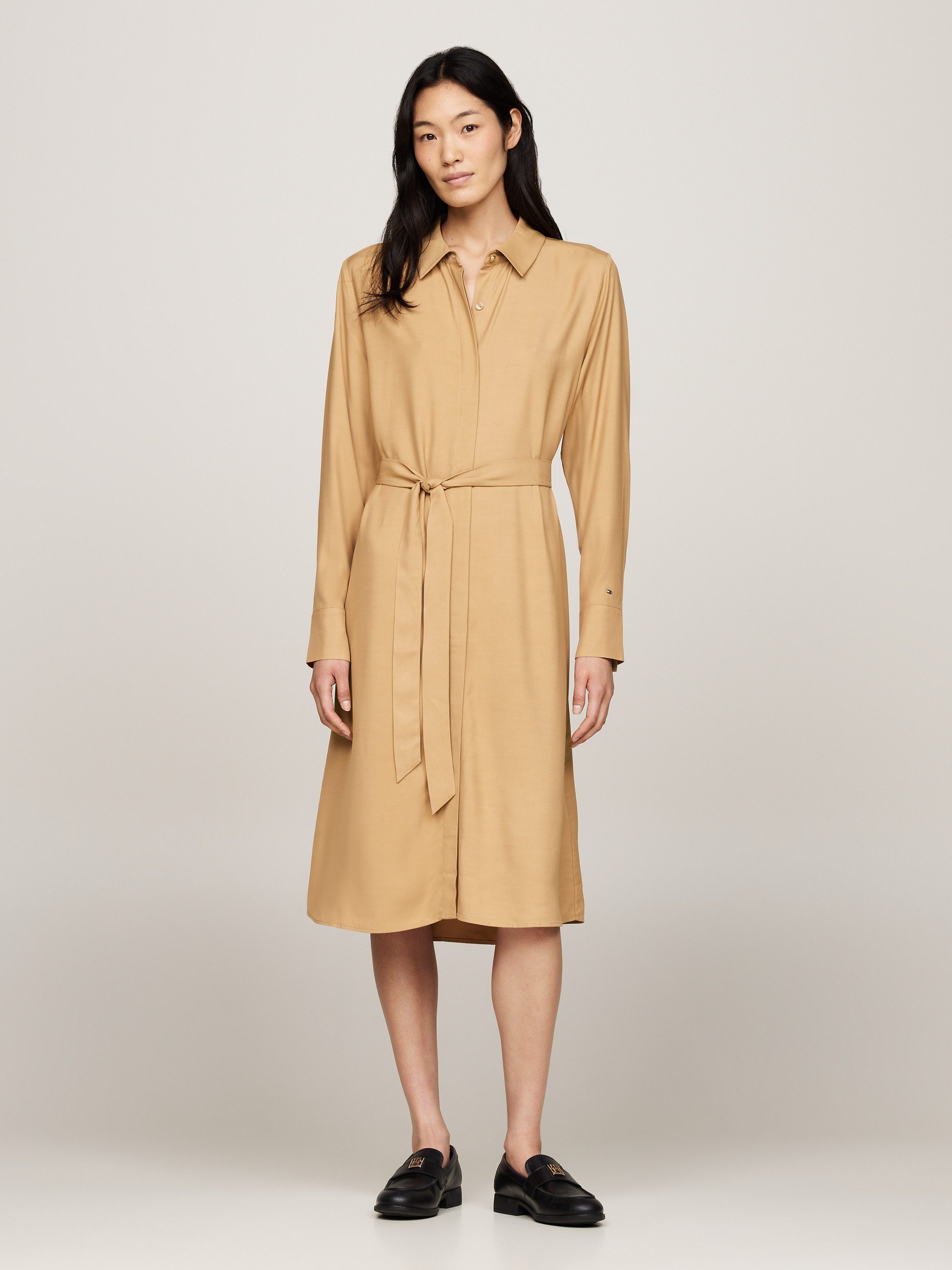 Hemdblusenkleid FLUID VISCOSE SHIRT DRESS