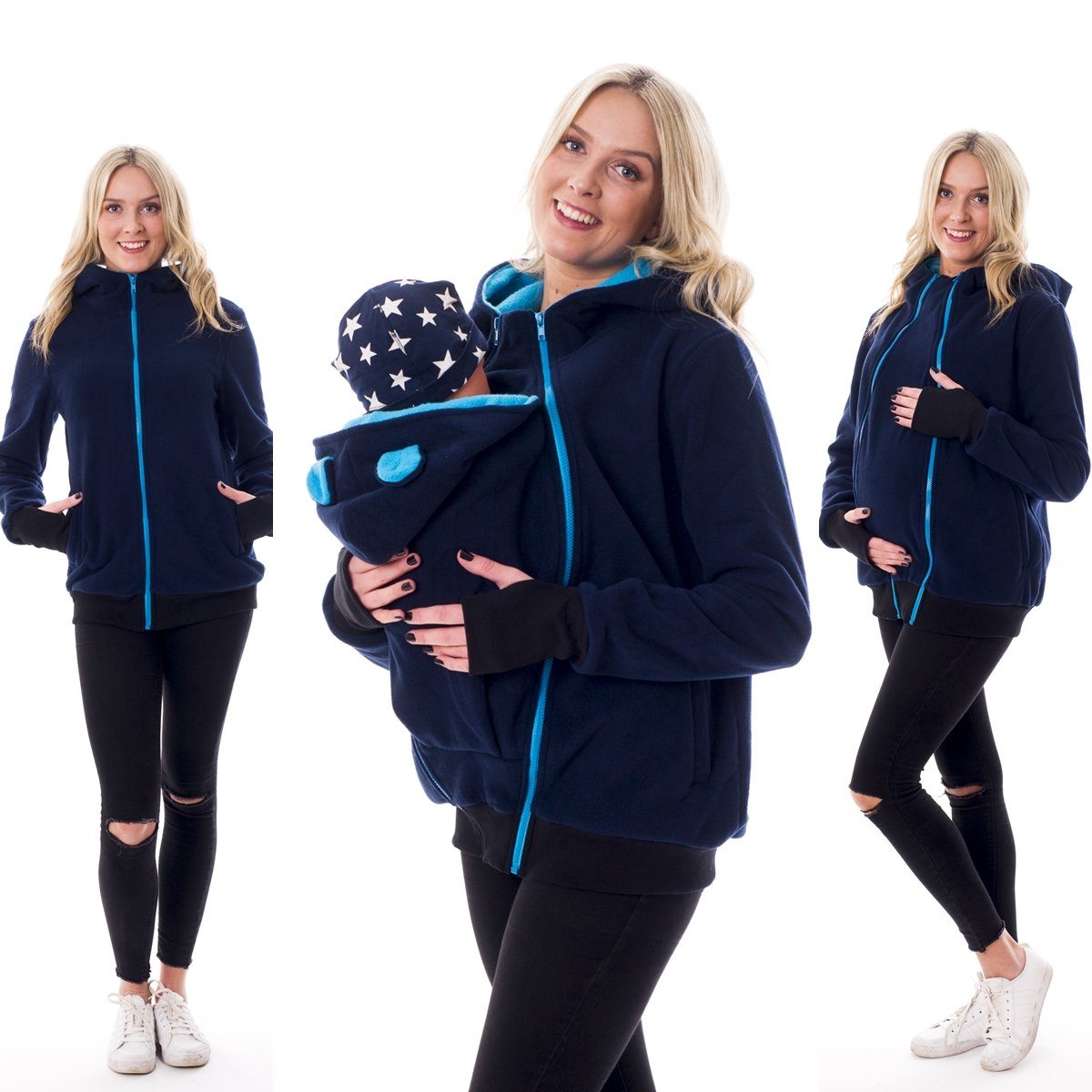 Divita-Mode Umstandsjacke »Tragejacke Umstandsjacke für Tragetuch  Babytrage« (1-St) online kaufen | OTTO