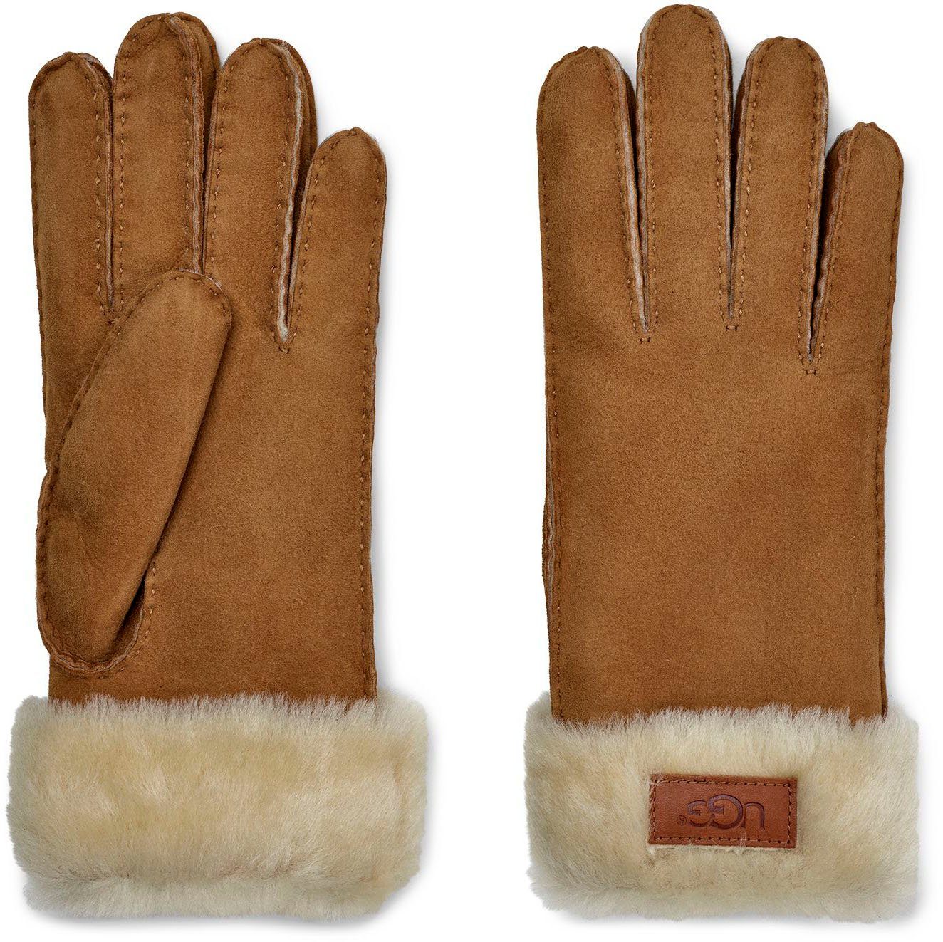 UGG Lederhandschuhe W TURN CUFF GLOVE günstig online kaufen
