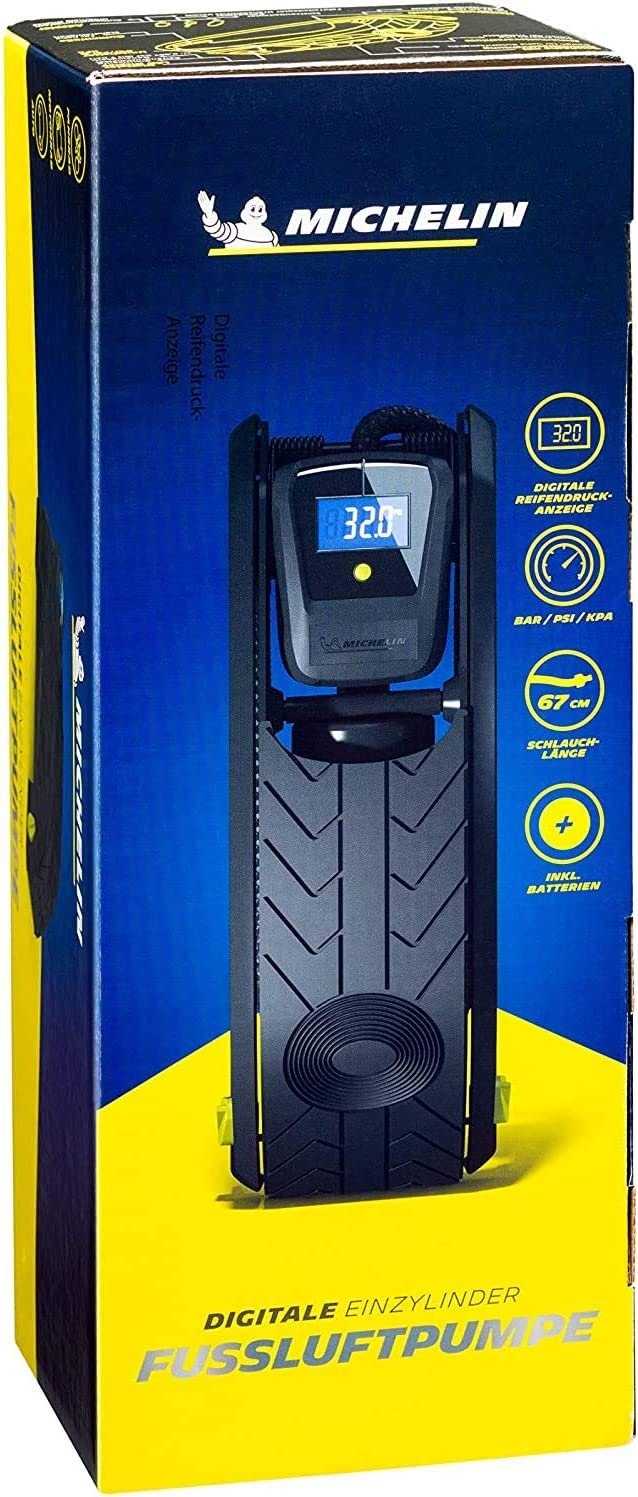 Luftpumpe Digitale Auto Motorrad Fahrrad Freizeit ein Zylinder Fussluftpumpe