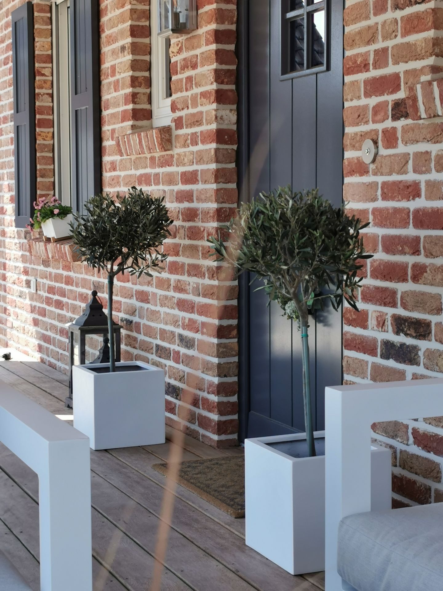 VIVANNO Pflanzkübel Fiberglas BLOCK Würfel - günstig online kaufen