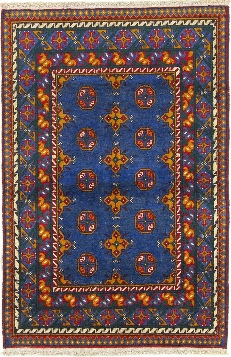 Orientteppich Afghan Akhche 99x152 Handgeknüpfter Orientteppich, Nain Trading, rechteckig, Höhe: 6 mm