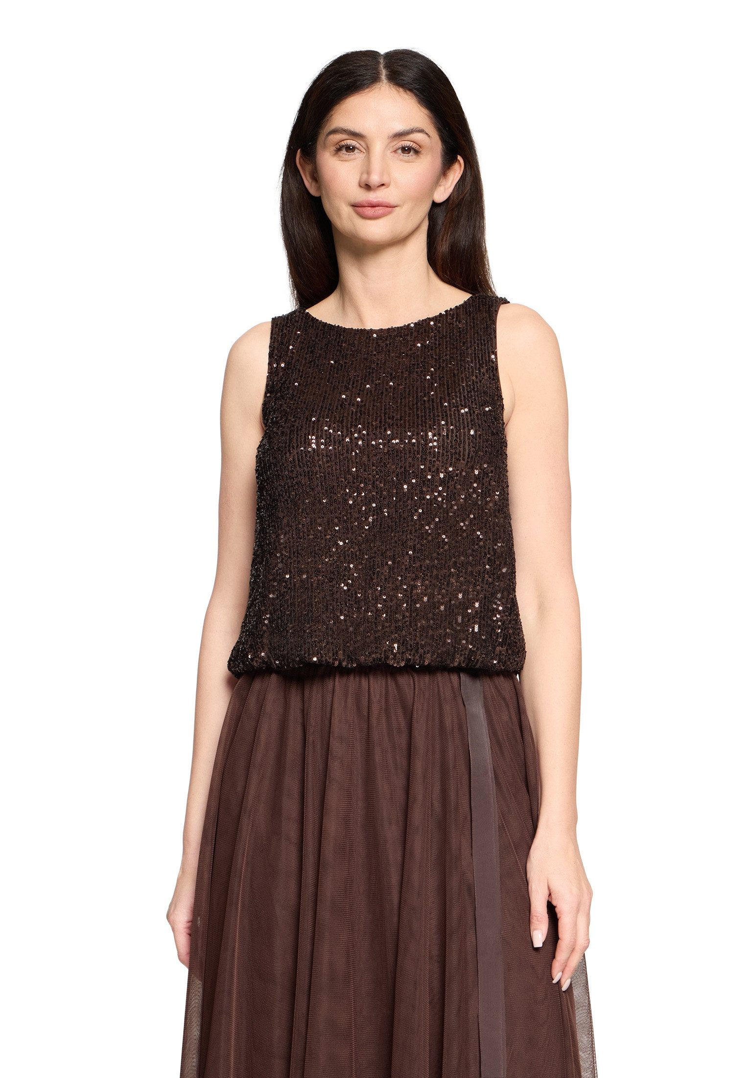 Vera Mont T-Shirt Damen im Glitzer-Look (1-tlg)
