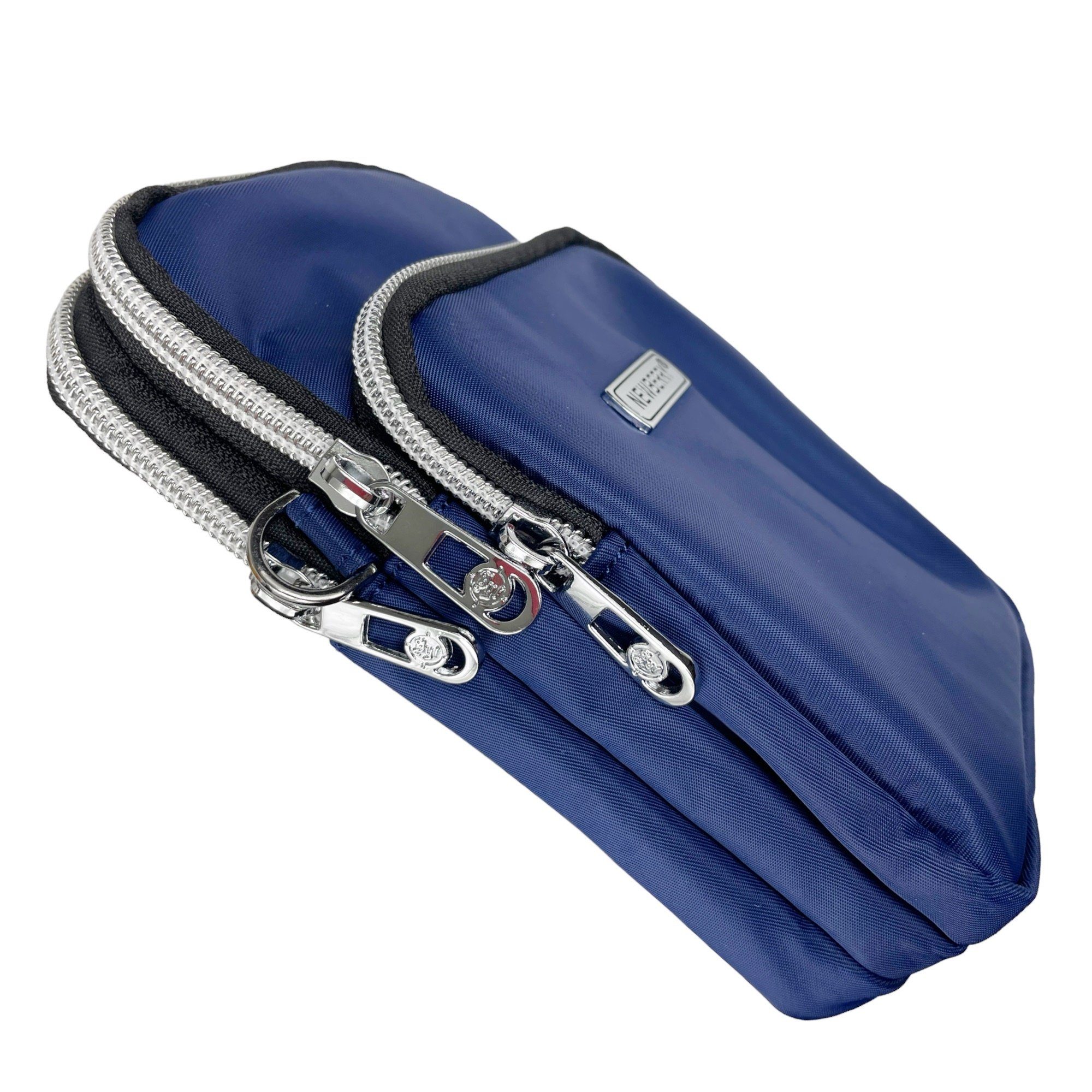 Taschen4life Handytasche kleine Damen & Herren Handy Umhängetasche 022-19, abnehmbares Trageband, Befestigungsschlaufe und Karabiner