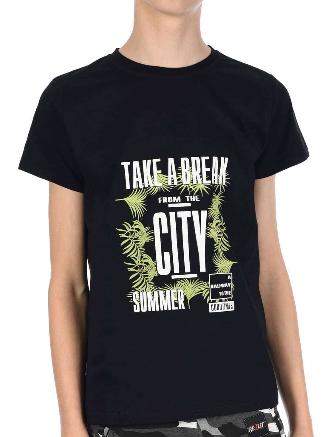 T-Shirt Jungen T-Shirt mit Take a break