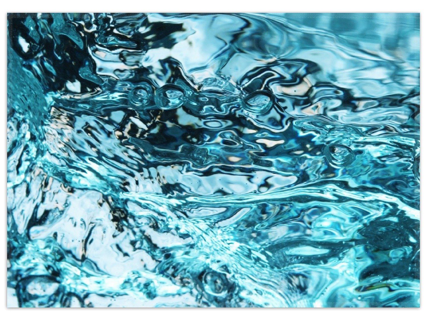 Wallario Teppich Frisches blaues Wasser in günstig online kaufen