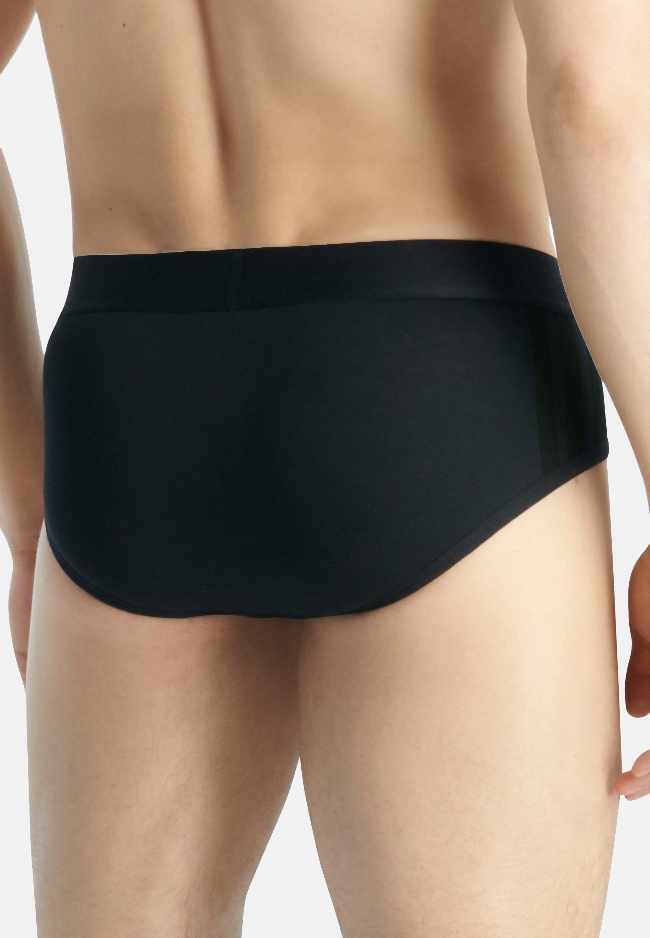 adidas Sportswear Slip 4er Pack Active Flex Cotton 3 Stripes (Spar-Set, 4-St) Slip / Unterhose - Baumwolle - ohne Eingriff - Atmungsaktiv