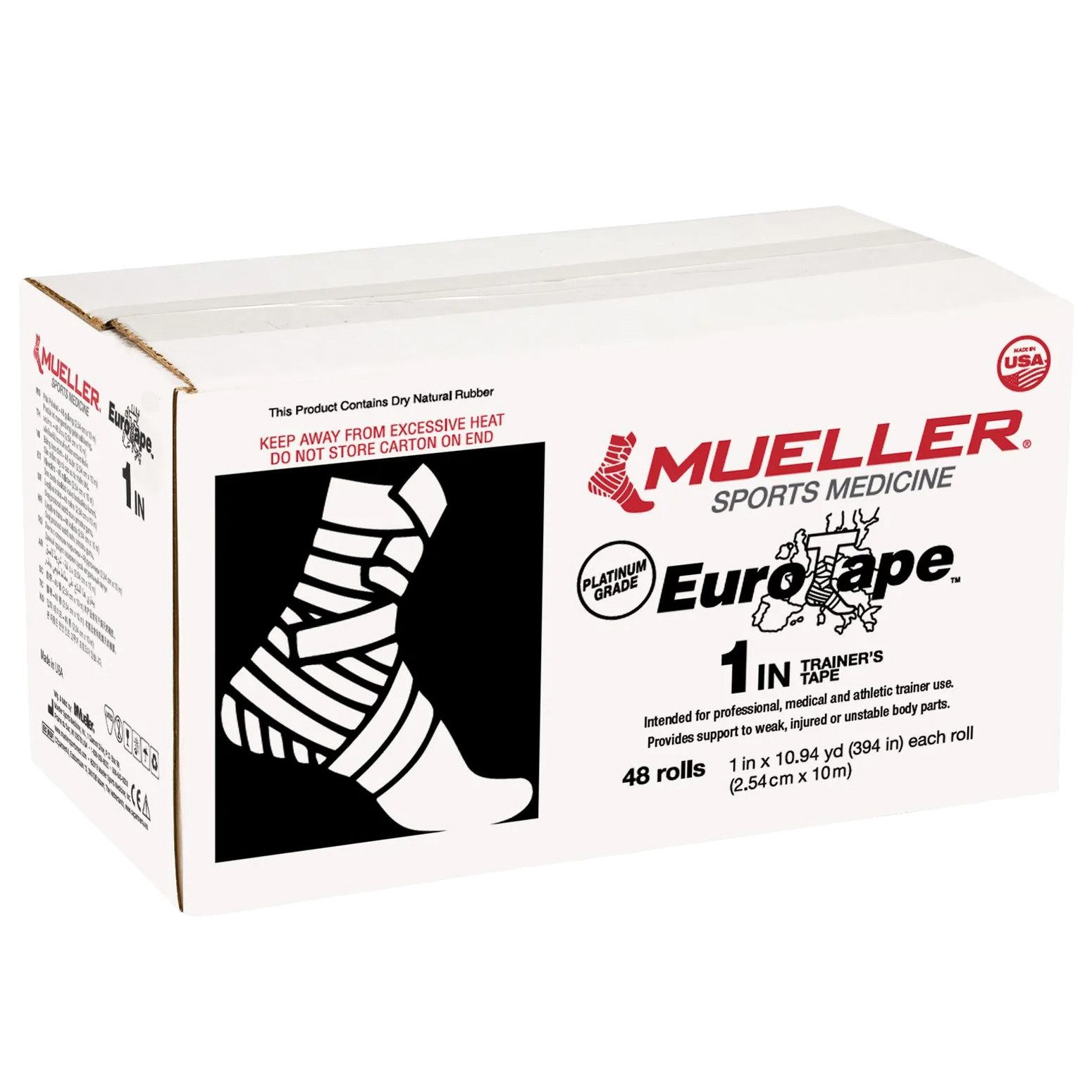 Mueller Sports Medicine Kinesiologie-Tape Mueller Euro Tape Platinum Grade (Großpackung) (48-St)