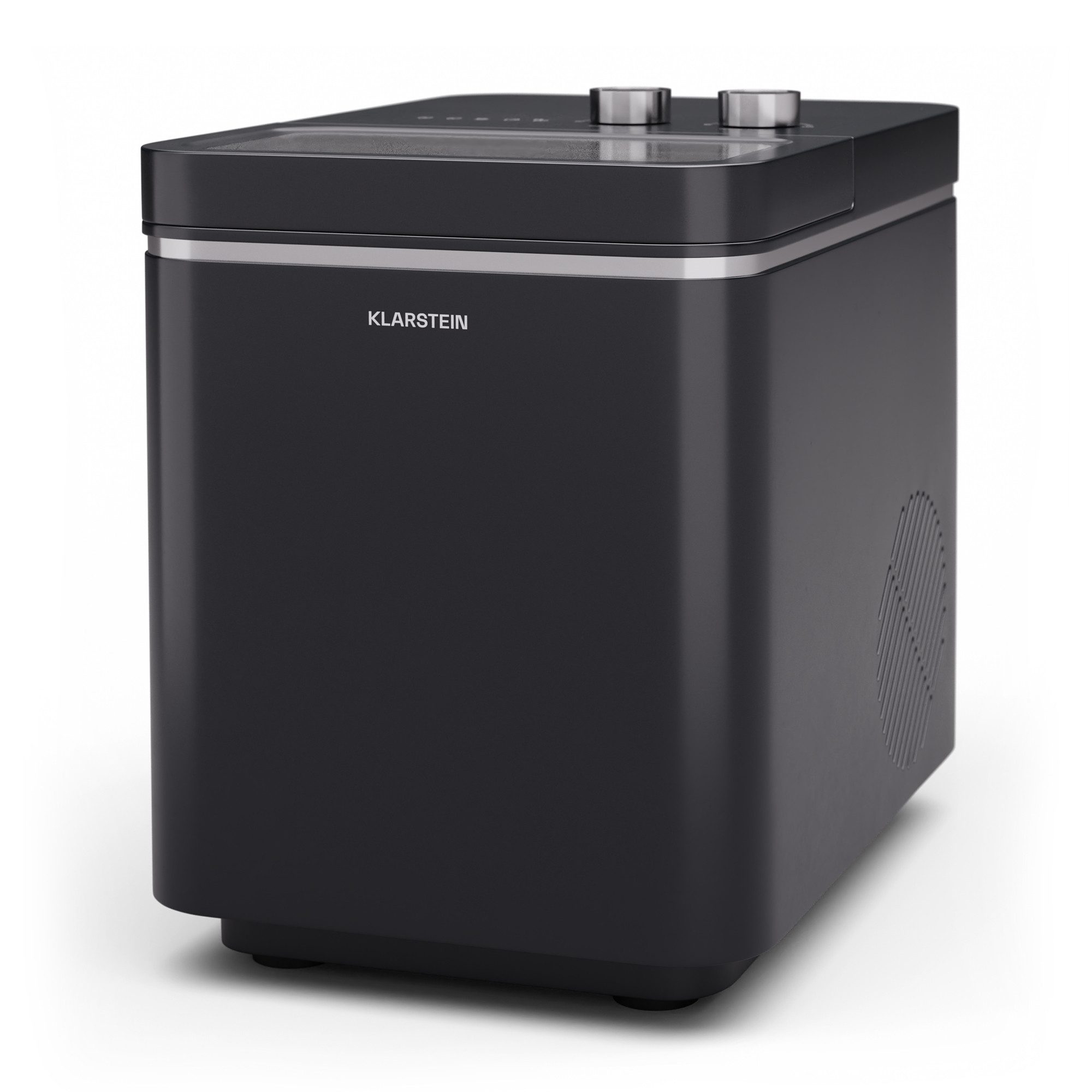Klarstein Eiswürfelmaschine IceCraft Eiswürfelbereiter, Bulleteis für Zuhause 12kg/Tag LED Display 1,3 L Eiswürfelbereiter