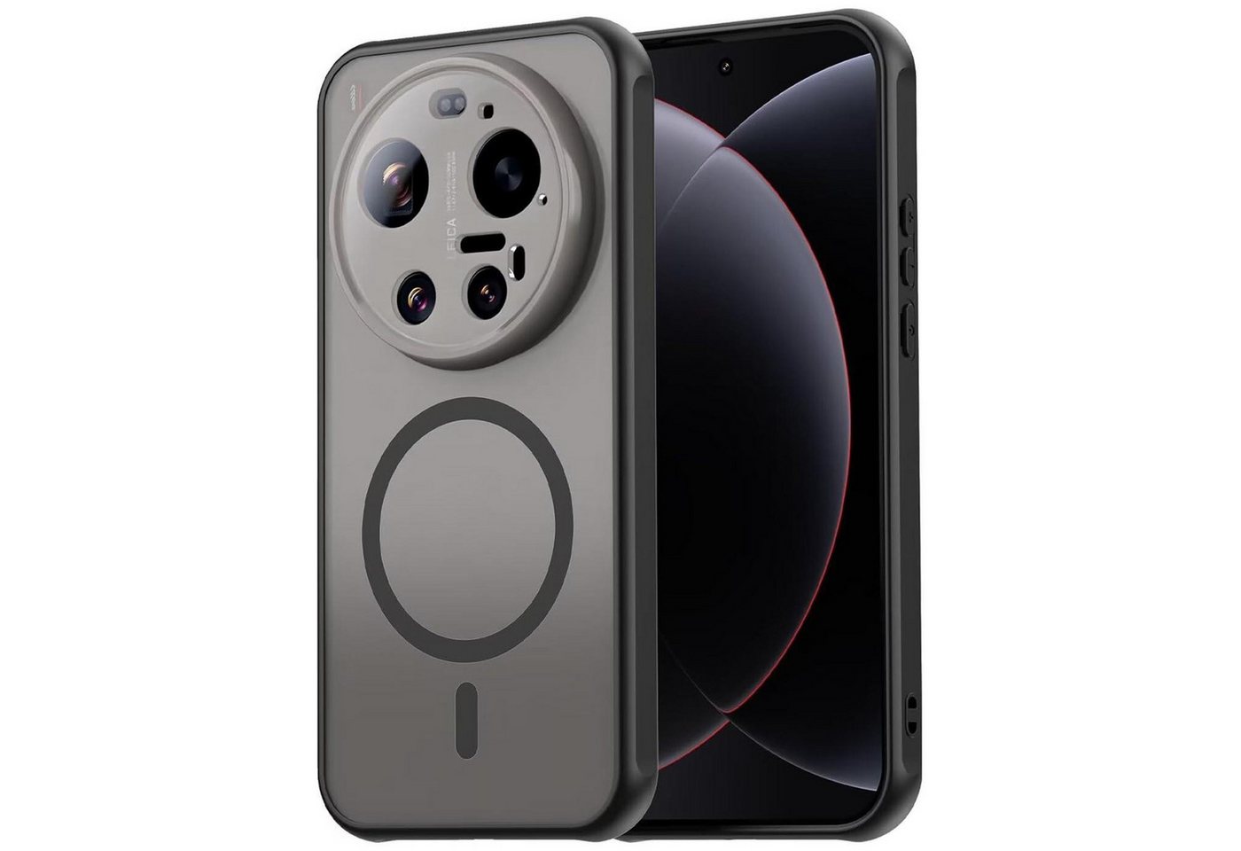 CoolGadget Handyhülle Magnet-Hülle für Xiaomi 17 Ultra Schutzhülle magnetisch 6,9 Zoll, Hülle Matt Stoßfest kompatibel mit QI-Laden Zubehör Kameraschutz Case