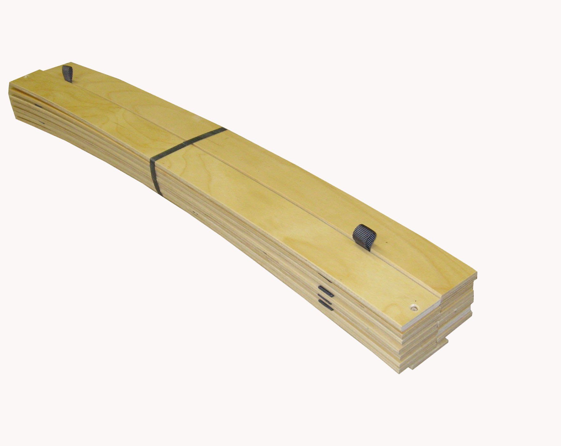 und Komplettset Einzelbett Bett Buchefarblos 100x200 ERST-HOLZ Buche Matratze, lackiert mit Federleisten