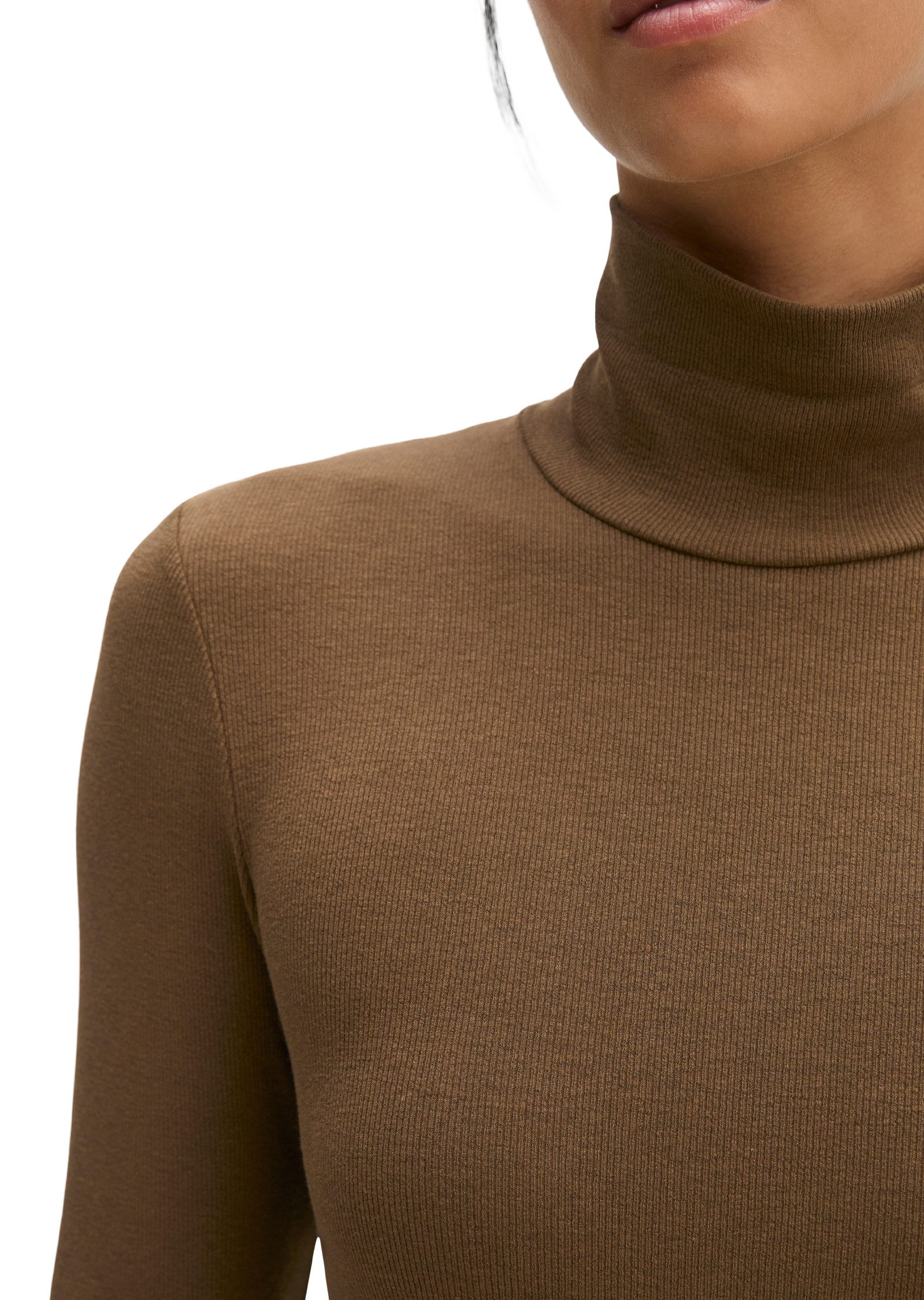 Marc O'Polo Langarmshirt aus TENCEL™ Modal-Baumwolle-Mix – Bild 4 von 5