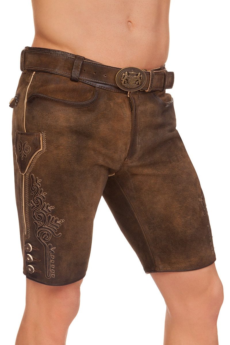 Maddox Trachtenlederhose Lederhose Herren kurz - günstig online kaufen