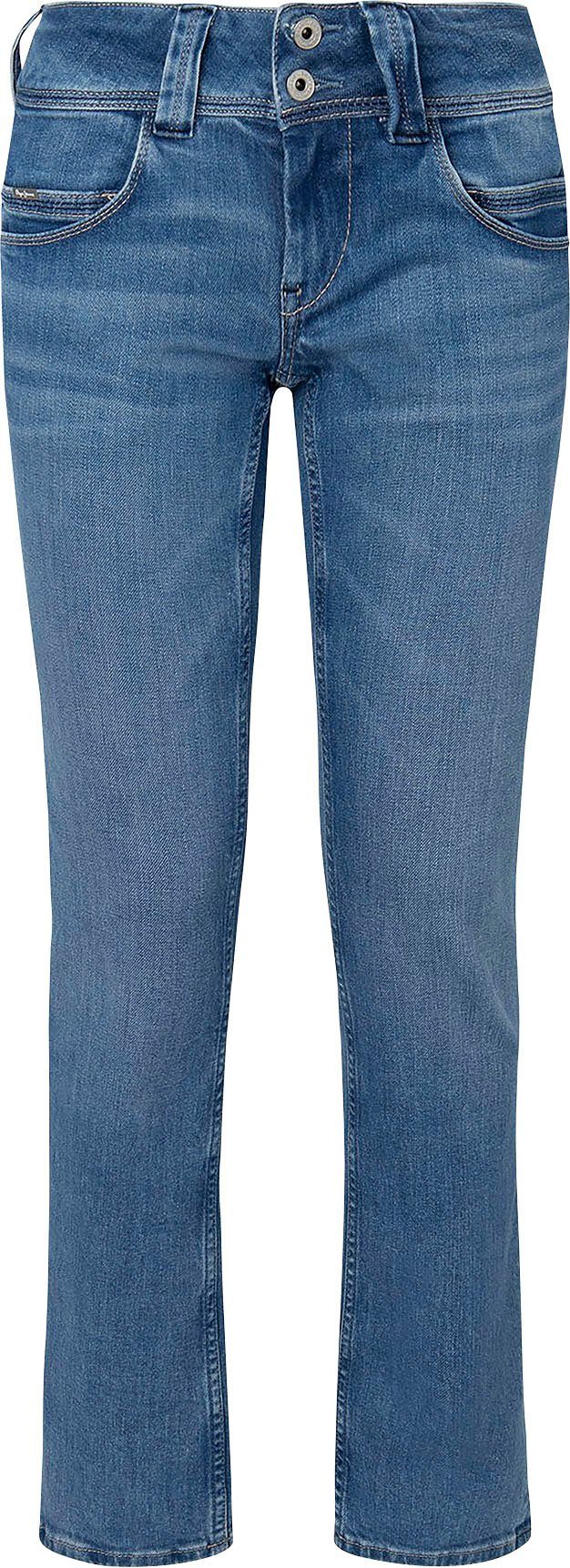 Pepe Jeans Regular-fit-Jeans VENUS mit medium authentic blue Badge