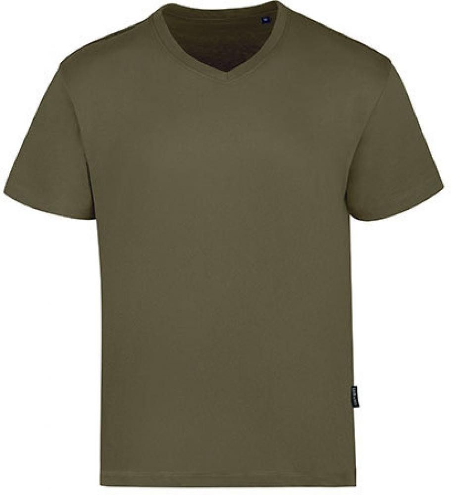 HRM V-Shirt Herren Luxury V-Neck Tees, gekämmte Bio-Baumwolle