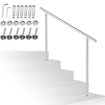 OUNUO Treppengeländer »Geländer Edelstahl Handlauf Innen und Außen«, 100 cm Länge, mit 0 Pfosten