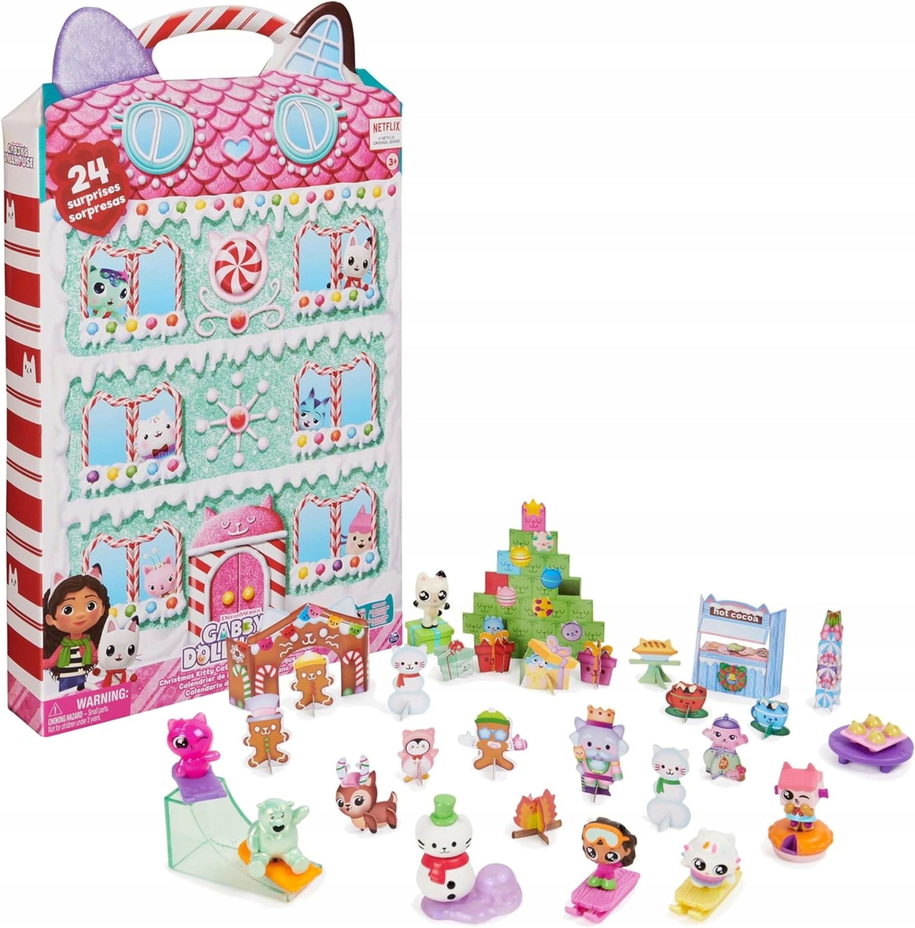 Gabby's Dollhouse Adventskalender Gabby’s Dollhouse Adventskalender 2024 – 24 Überraschungen & Figuren (1-tlg)