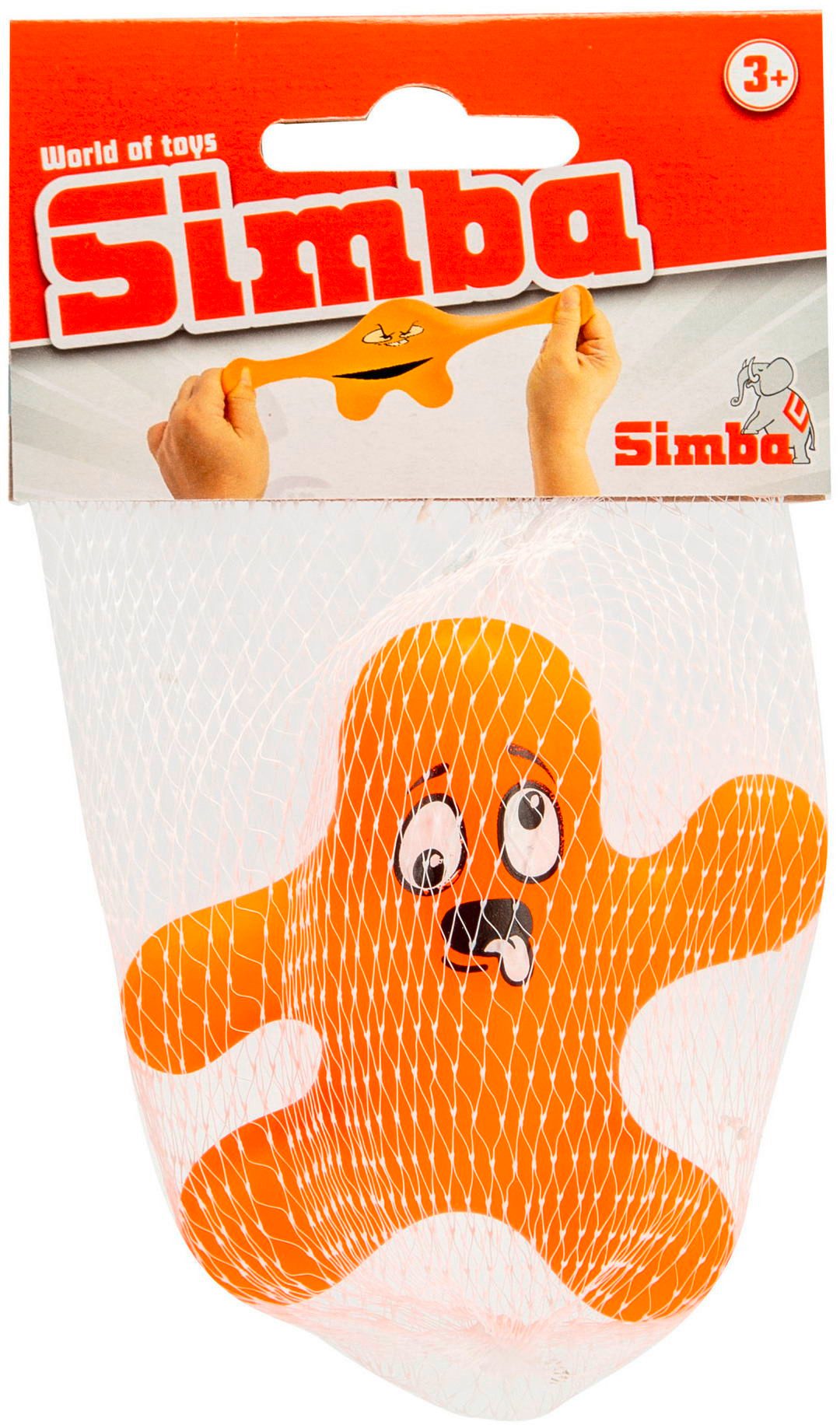 SIMBA Spiel Spielzeug Stretchy Knautschi 9 cm orange 108614691