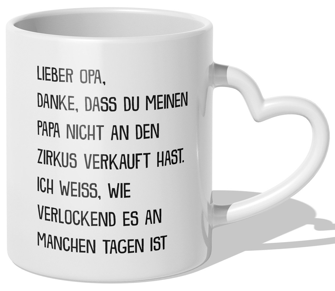 22Feels Tasse Opa Geschenk Geburtstag Grossvater Rentner Kaffeetasse Männer Familie, Keramik, Made In Germany, Spülmaschinenfest, Herzhenkel