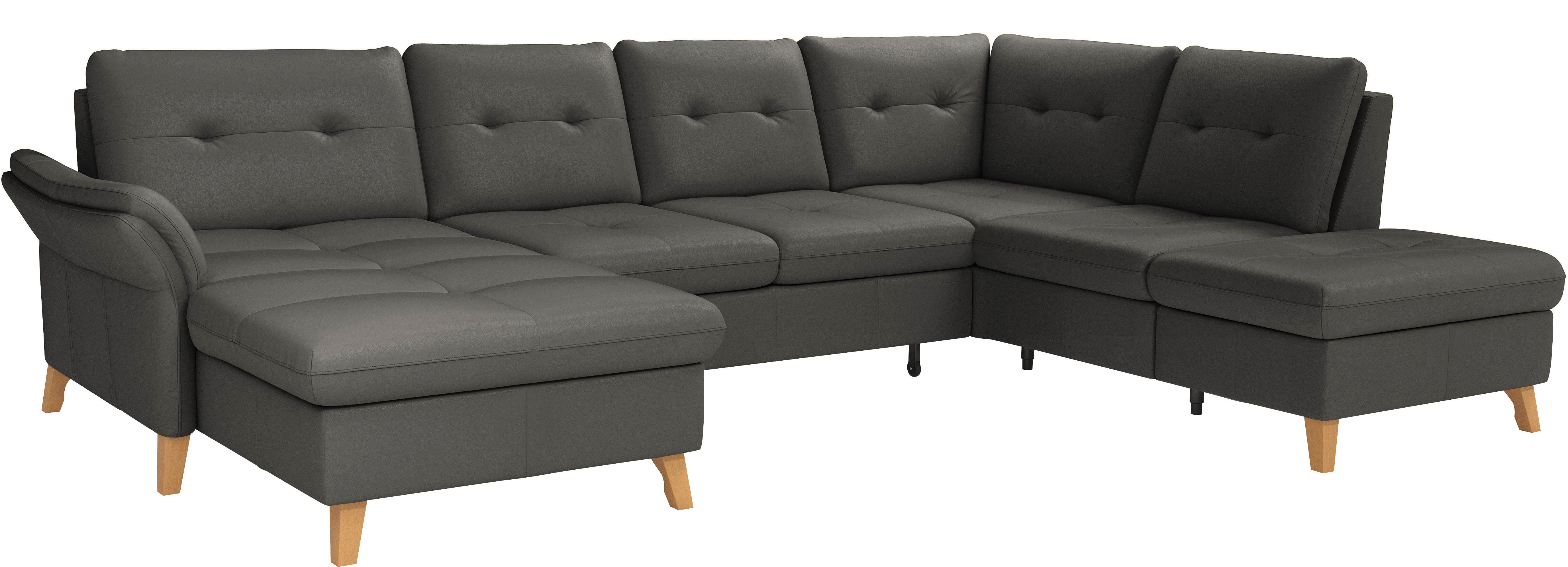 sit&more Wohnlandschaft Göteborg, inkl. Sitztiefenverstellung, wahlweise mit Bettfunktion & Bettkasten