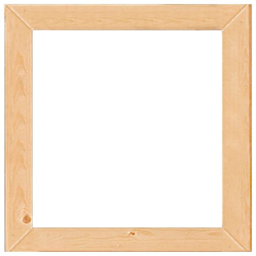 KARIBU Fenster BxT 60x60 cm, 19 mm, Aus nordischer Fichte