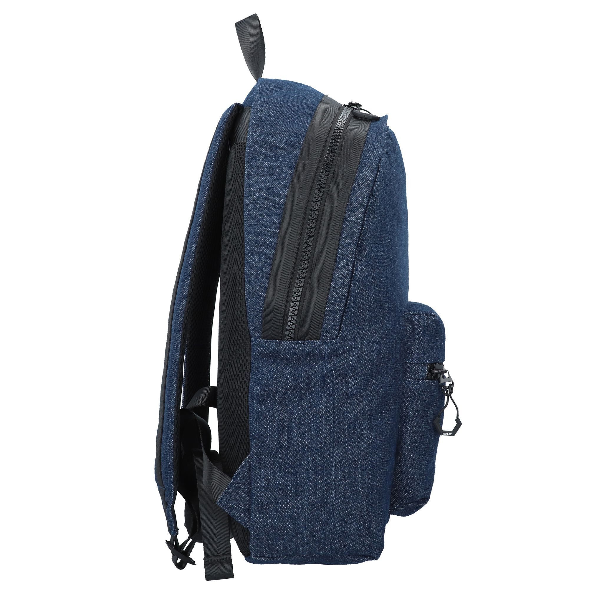 Replay Rucksack, Baumwolle, Verschlussarten: Reißverschluss