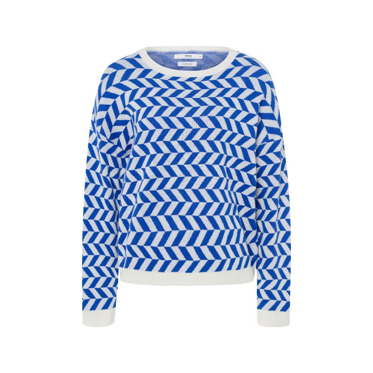 Longpullover Rollkragenpullover für Damen in hellblau