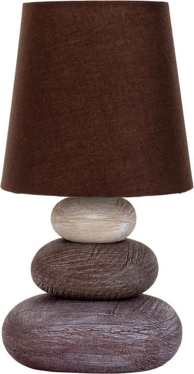 näve LED Tischleuchte Stoney, ohne Leuchtmittel, Zuleitung: ca. 130 cm