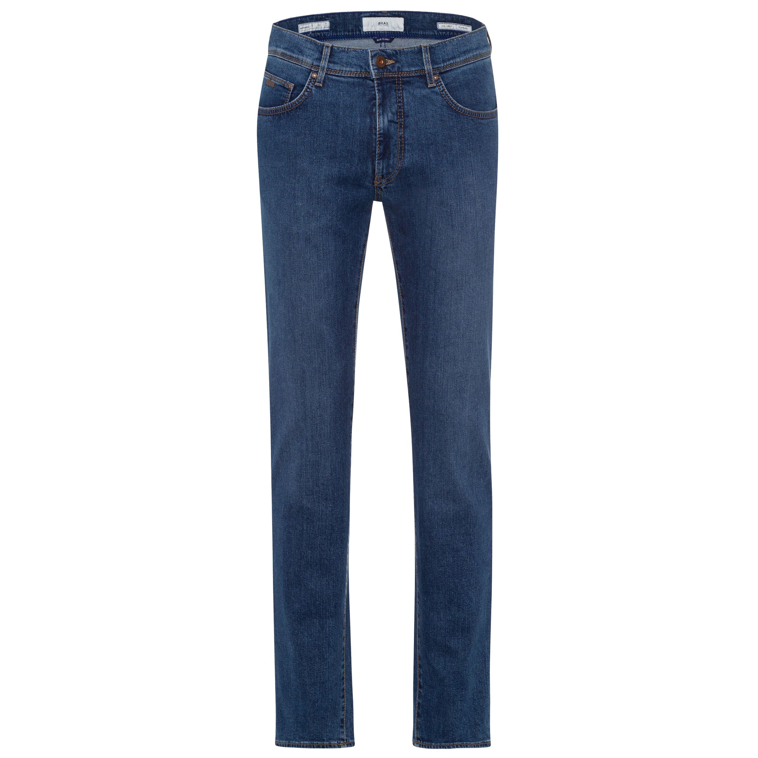 Brax 5-Pocket-Hose Style Cadiz Jeans Herren regular blue used