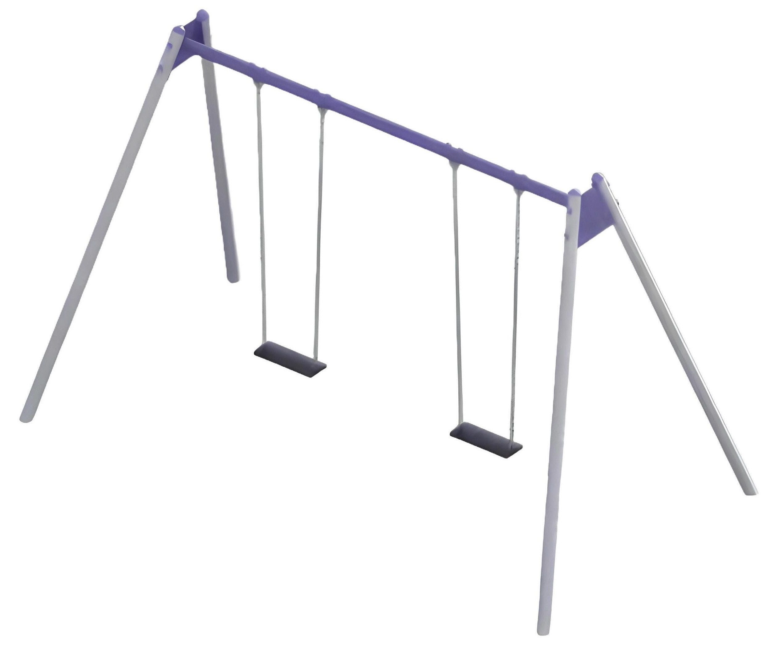 Xlmoebel Schaukelgestell Schaukelplatz mit Schaukelstuhl, Spielbereich und Slackline, (Schaukelplatz, Schaukelplatz), Hergestellt in Europa