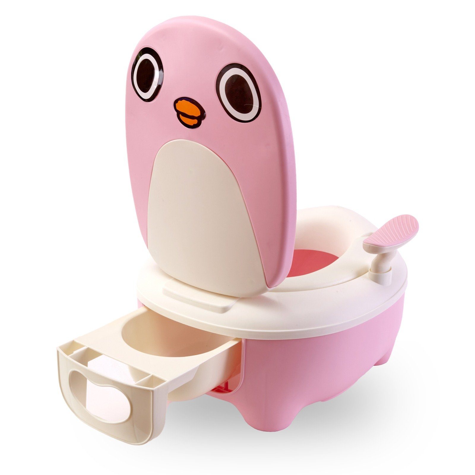 wuuhoo Toilettentrainer Mini Toilette Pingu für kleine Kinder, Töpfchen und Kinder-WC für Babys und Kleinkinder