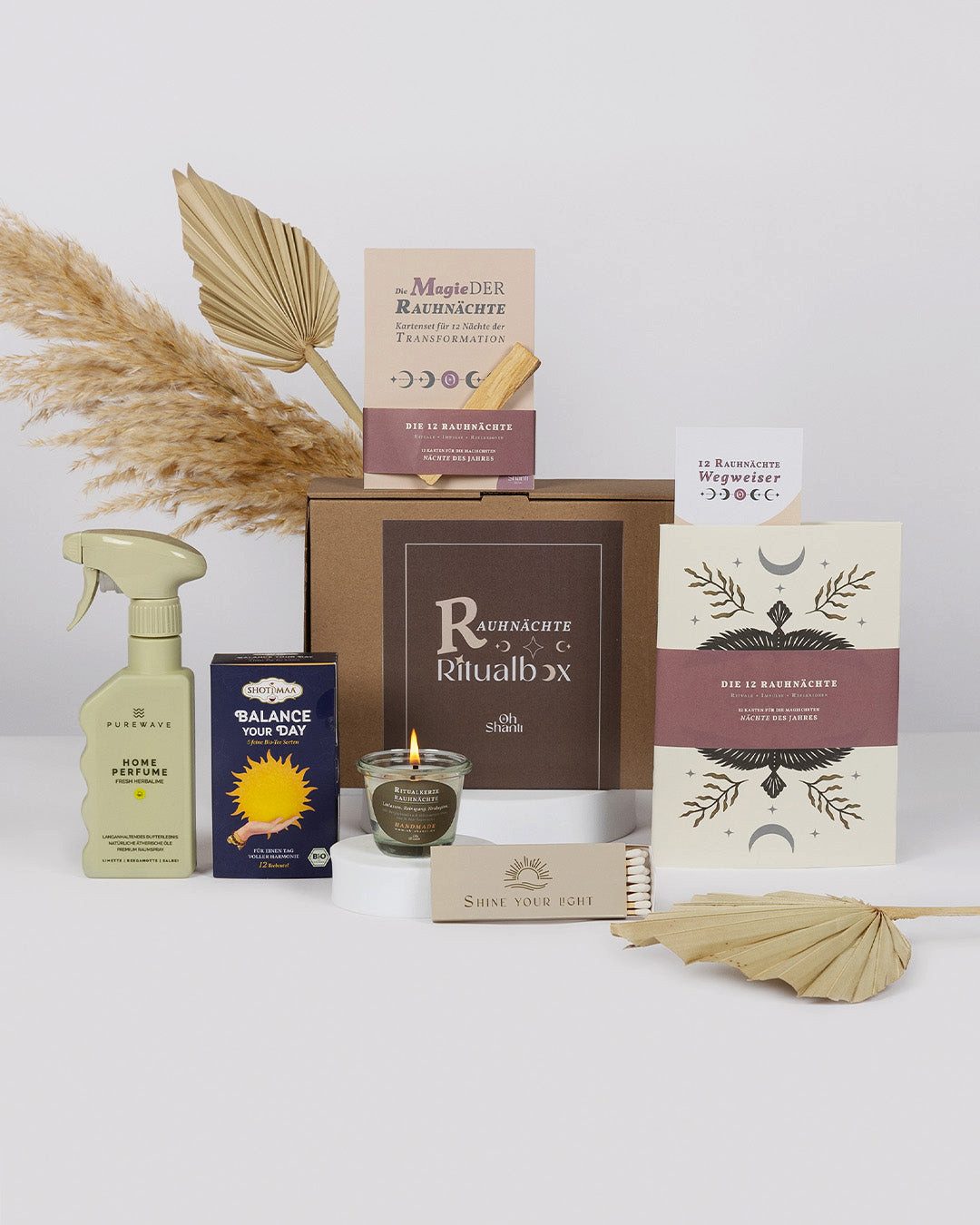 Oh Shanti Geschenkbox Oh Shanti Rauhnächte Box 2025 – Ritualset für 12 magische Nächte