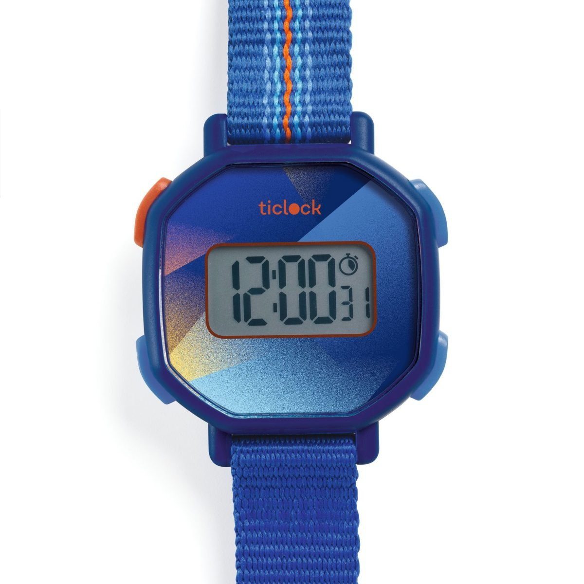 digital DJECO Digitaluhr Armbanduhr Beleuchtung inkl. Sound Blue Kinderuhr Batterie Stoppuhr