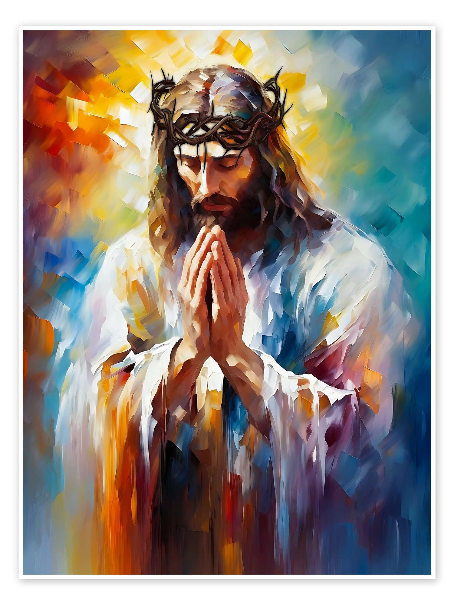 Posterlounge Wandbild Jesus Christus II, Mark Ashkenazi, erhältlich als Poster, Leinwandbild, Wandsticker oder Acrylglasbild