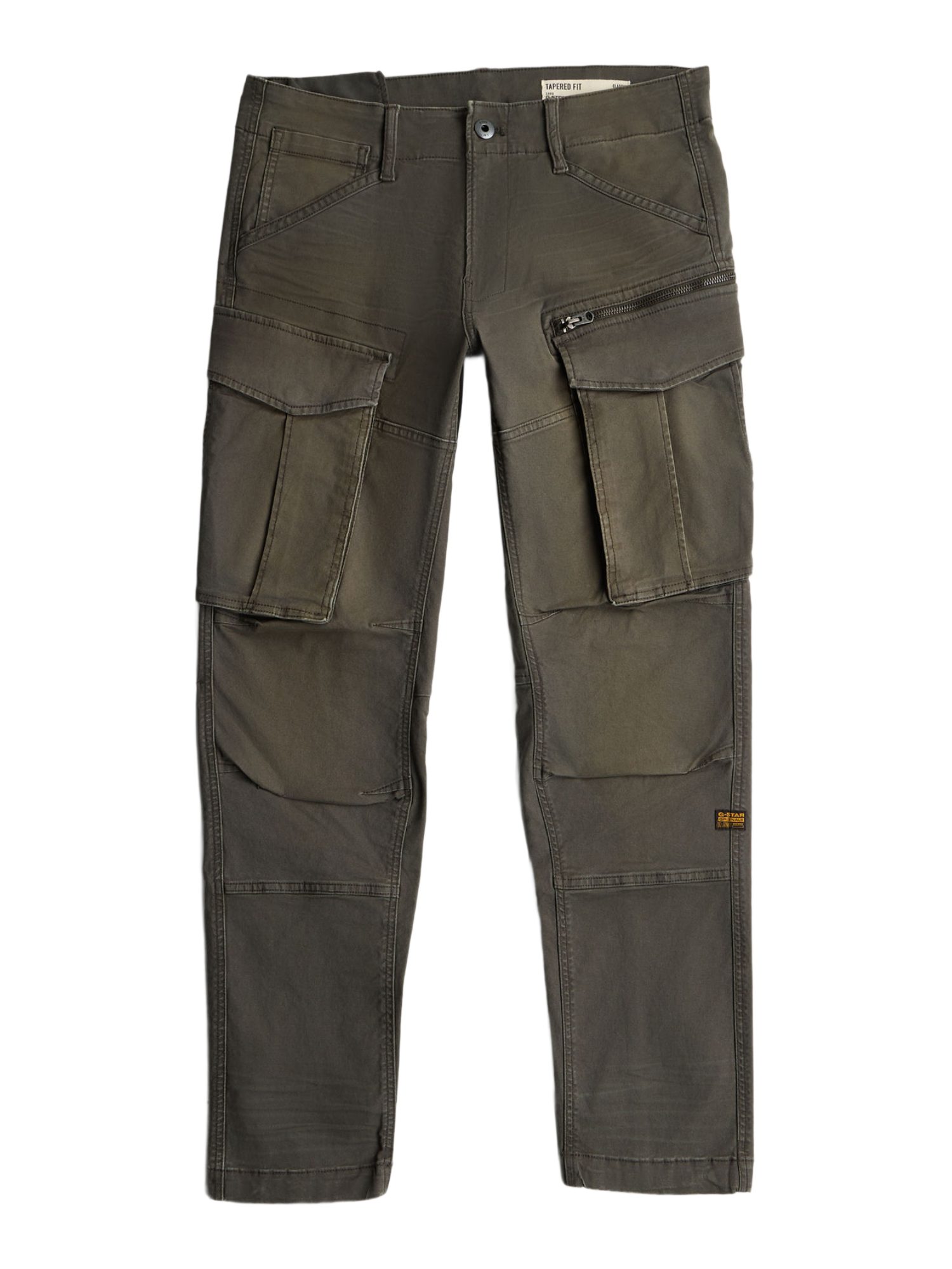 G-STAR Stoffhose braun,Casual,Baumwolle,Unifarben,Tapered Fit,Mittel