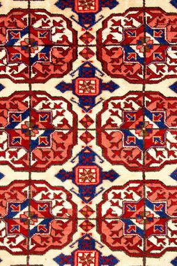 Läufer Afghan Seide Teppich handgeknüpft rot, morgenland, rechteckig, Höhe: 5 mm