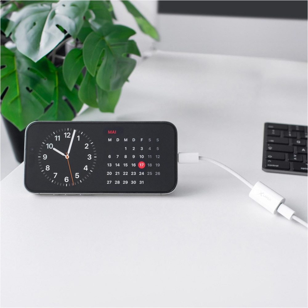 XLAYER Smartphone-Adapter USB Type-C, Kompatibel mit Lightning- und USB-C-Geräten