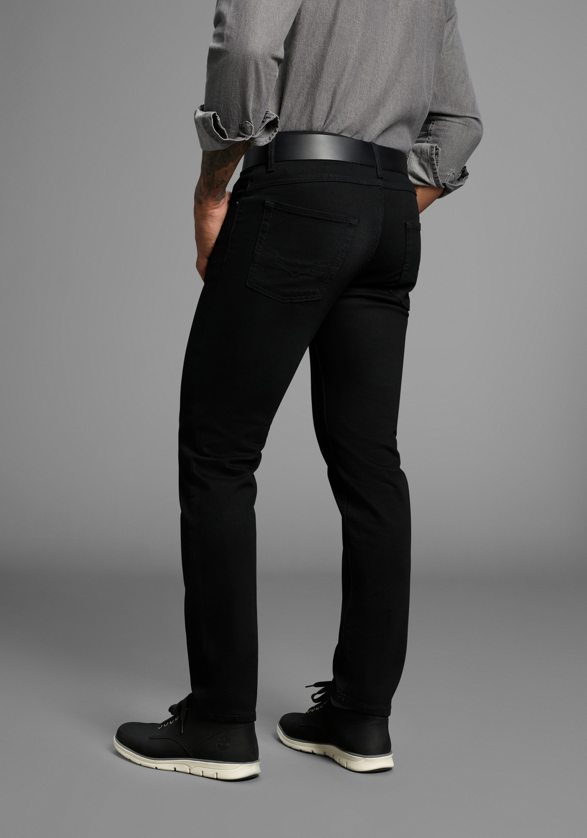 H.I.S Straight-Jeans NEW DALE gerades Bein, mit Used-Effekten, niedrige Leibhöhe – Bild 2 von 5