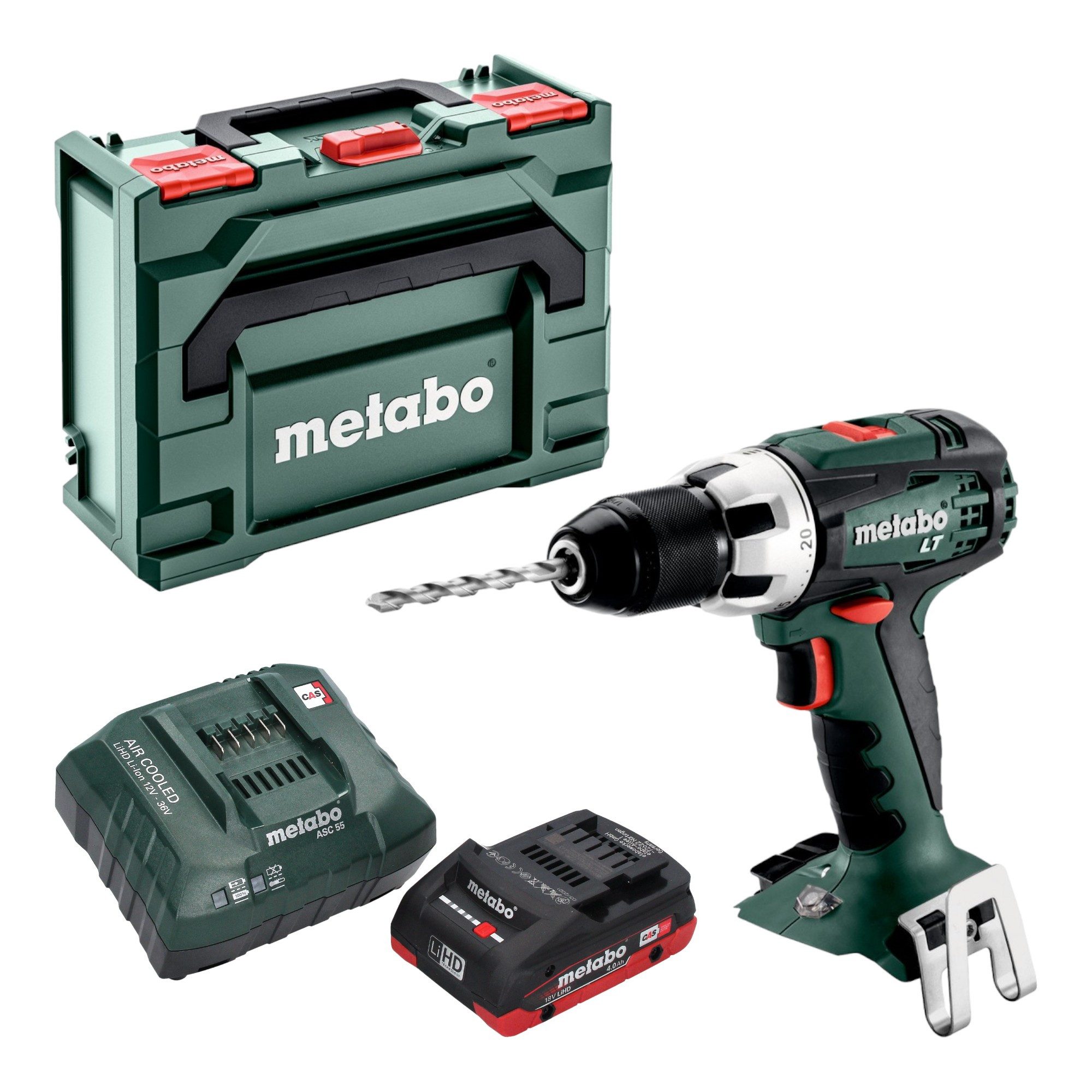 metabo Akku-Schrauber BS 18 LT Akku Bohrschrauber 18 V 60 Nm + 1x LiHD Akku 4,0 Ah
