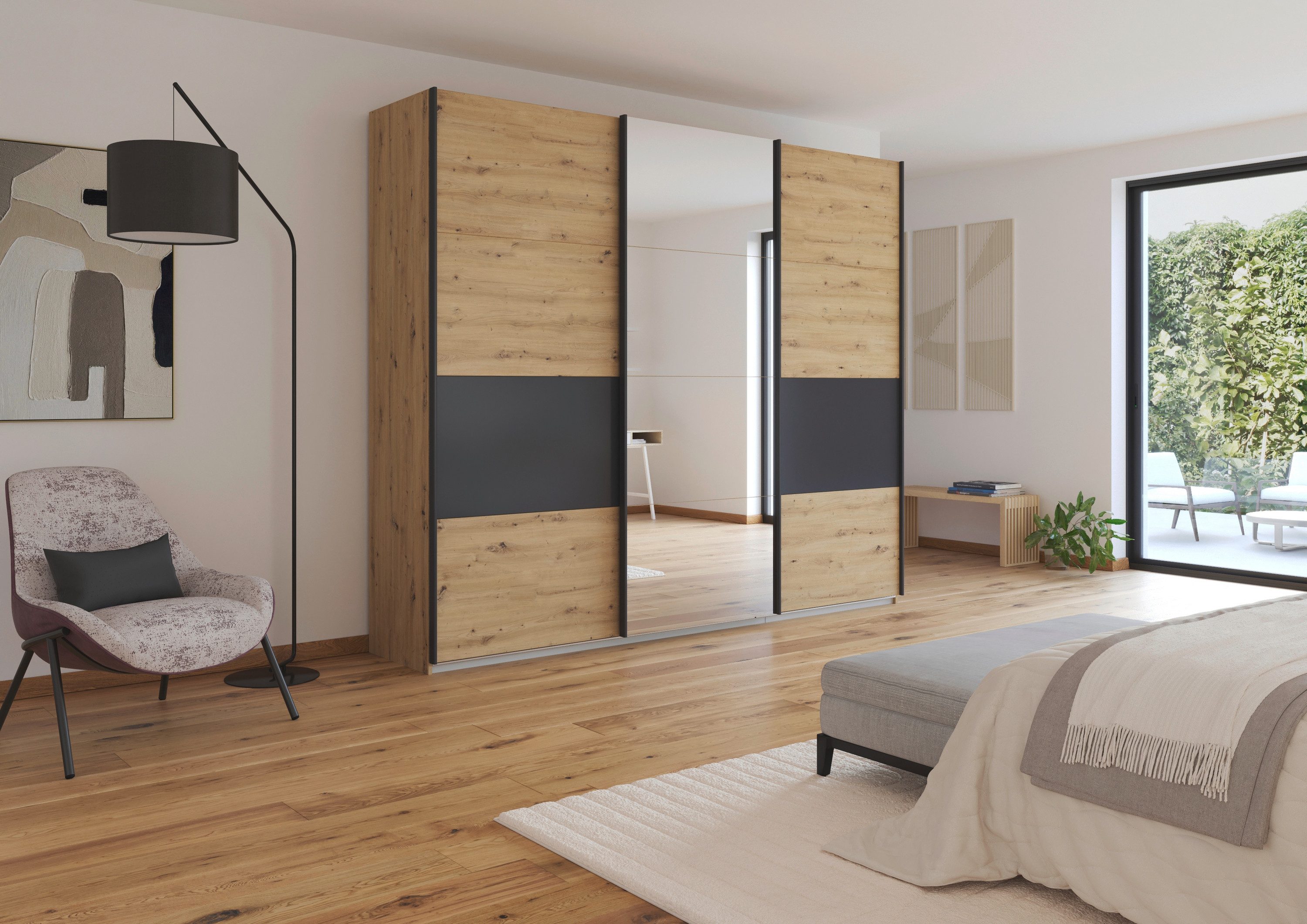 rauch Schwebetürenschrank "Kleiderschrank Schrank Garderobe CORTONA", inkl. günstig online kaufen