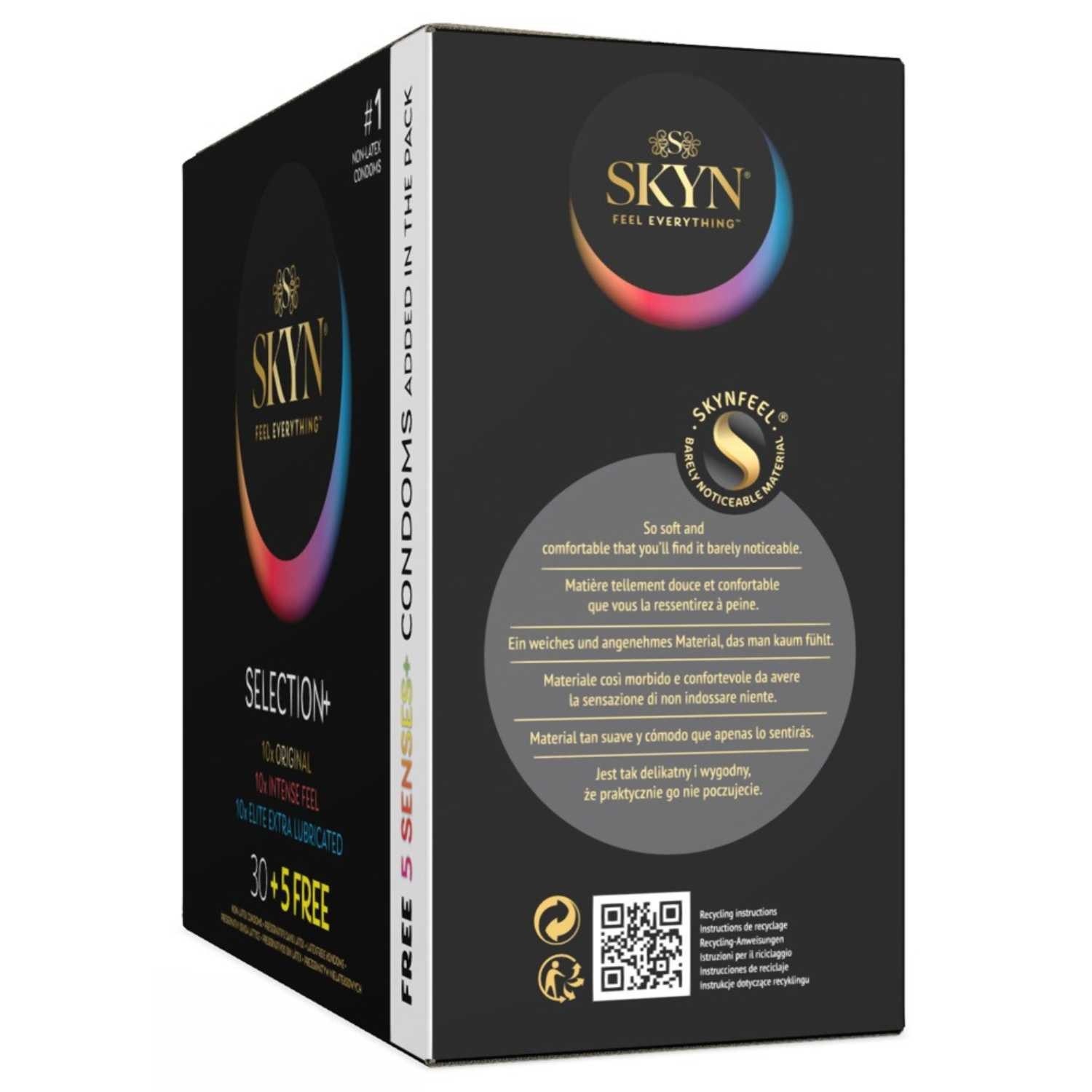 Manix Einhand-Kondome Skyn Selection+ 30 Stück + 5 Gratis