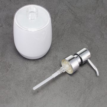 bremermann Seifenspender Bad-Serie SAVONA - Seifenspender aus Kunststoff, weiß