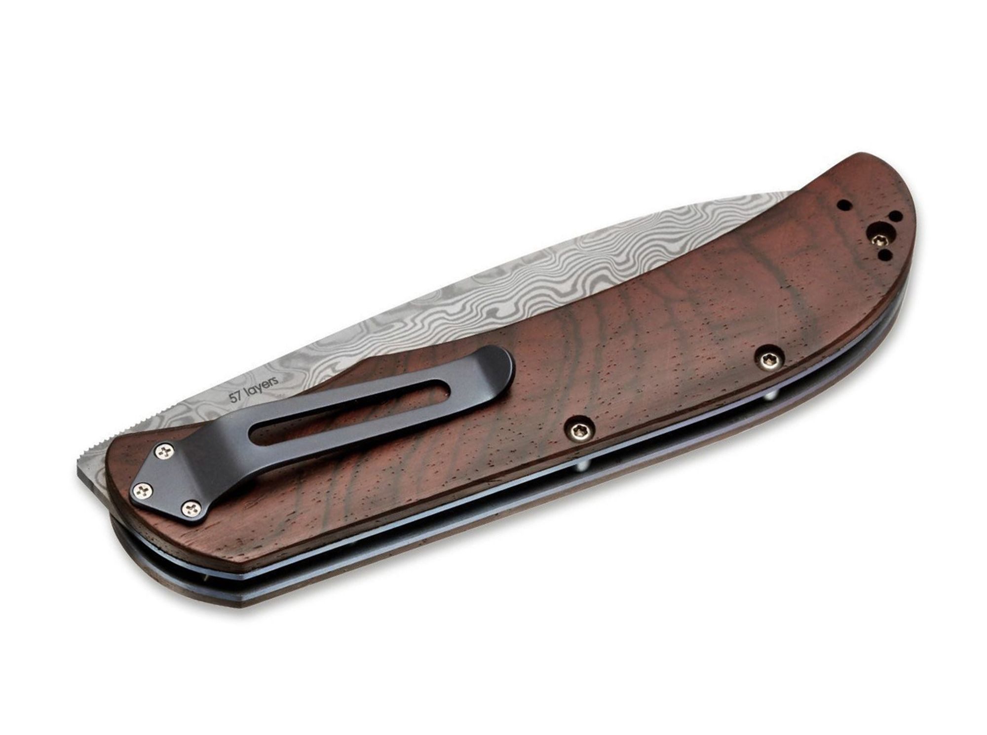 Böker Plus Taschenmesser Böker Plus Exskelibur 1 Damast Cocobolo