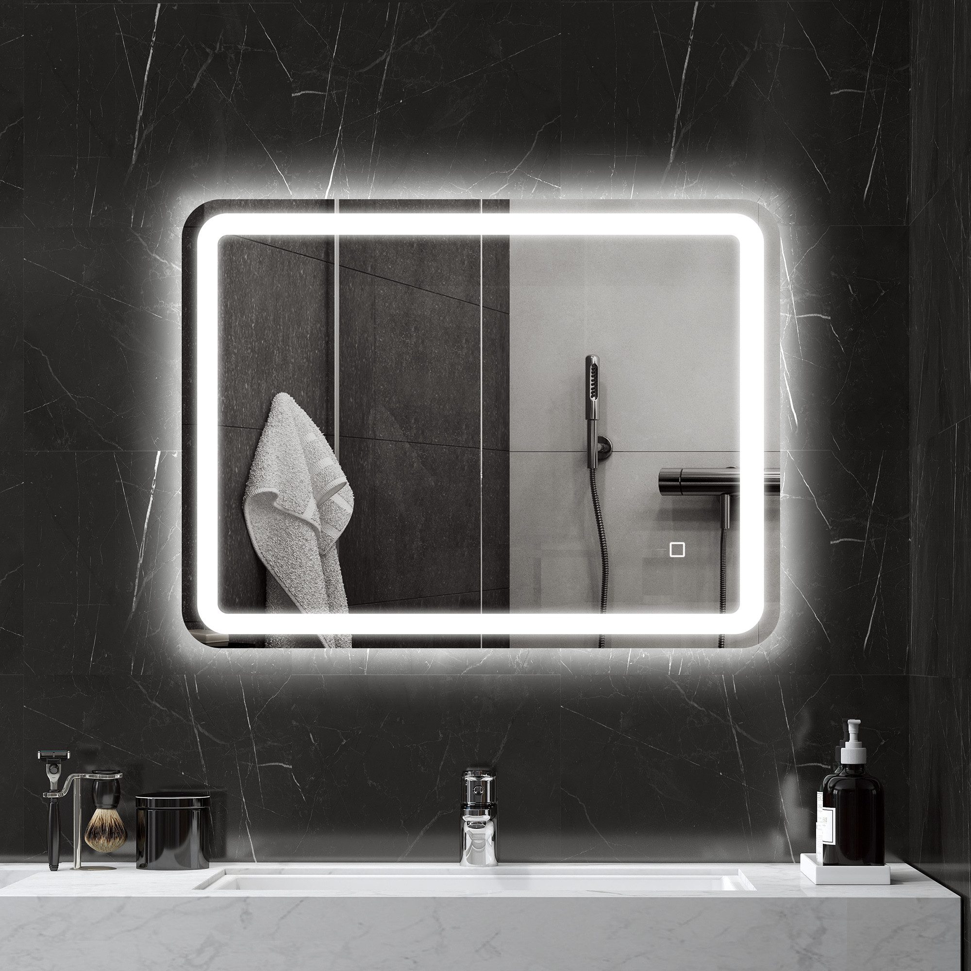 HOMCOM Spiegel 50 x 70 cm günstig online kaufen