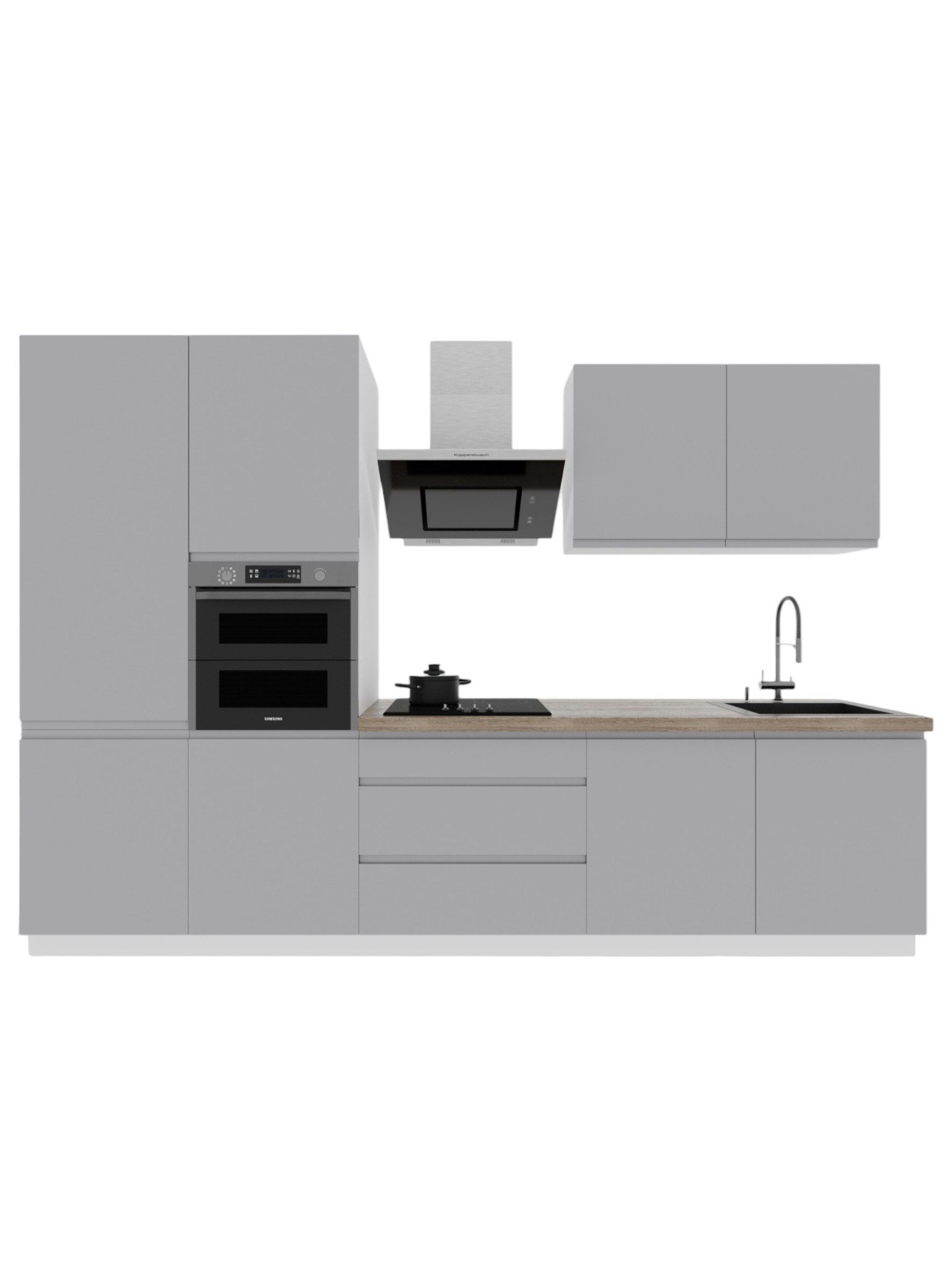 ROYAL24_MARKT Küchenzeile K57-G320 - Aspen - günstig online kaufen