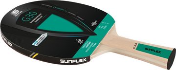 Sunflex Tischtennisschläger G30 2 x Tischtennisschläger + Tischtennishülle Double + 2 x 3*** ITTF, Tischtennis Schläger Set Tischtennisset Table Tennis Bat Racket
