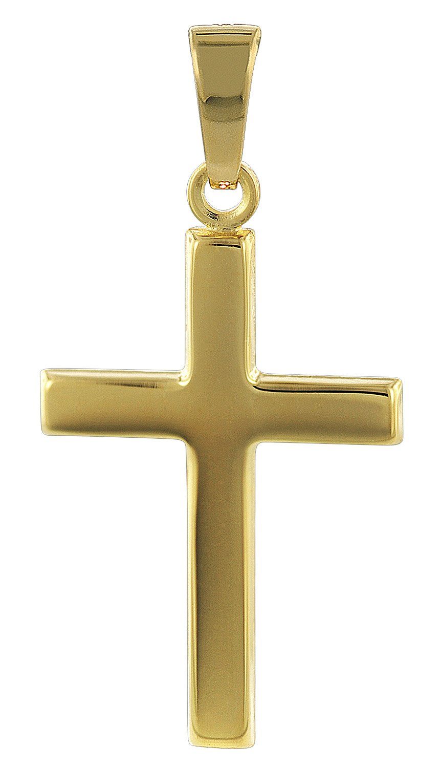 trendor Kreuzanhänger Kreuz Gold-333 / 8 Karat 21 mm
